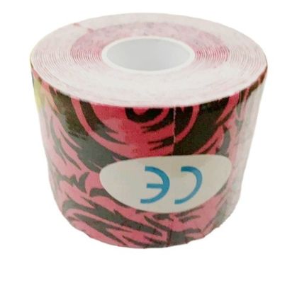Hipolergenik Adhesive Kinesiologi Kotak Sports Tape Penghilang Nyeri