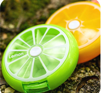 Can rotationable pill box  7case pill organizer  weekly  promotional  pill holder