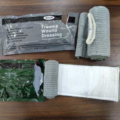 4 6 Inch Israel pembalut trauma darurat kompresi perban Untuk kit pertolongan pertama taktis